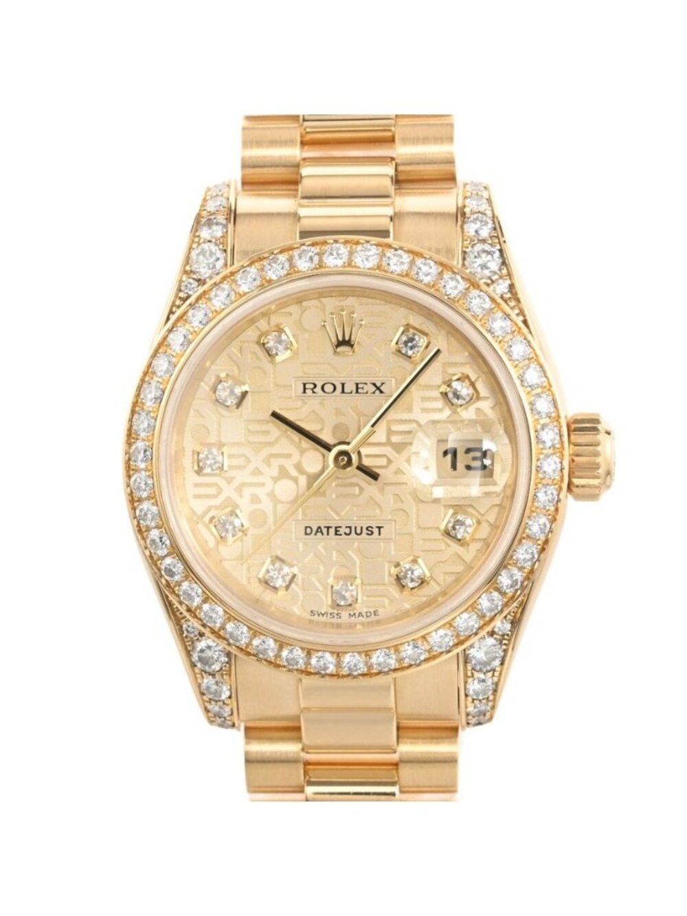 Rolex Watch Datejust Gold
